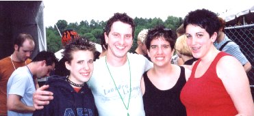 Us and Mike at X-fest 01